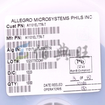 A1101ELTTR-T 单极霍尔效应开关